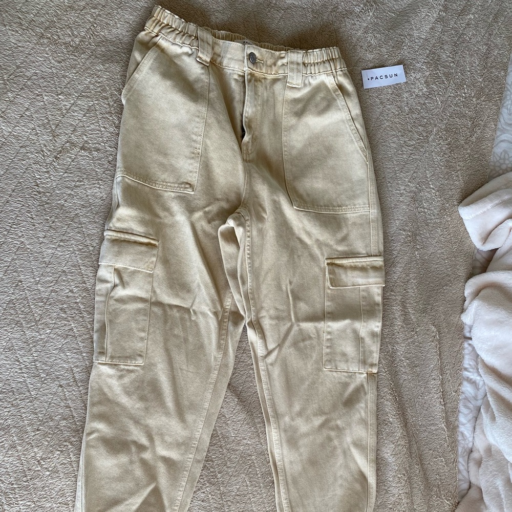 Tan Cargo Pants